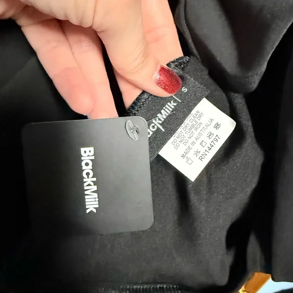 NEW W/TAGS Blackmilk WARM BLACK LONG SLEEVE EVIL MINI SKATER DRESS - Picture 12 of 14